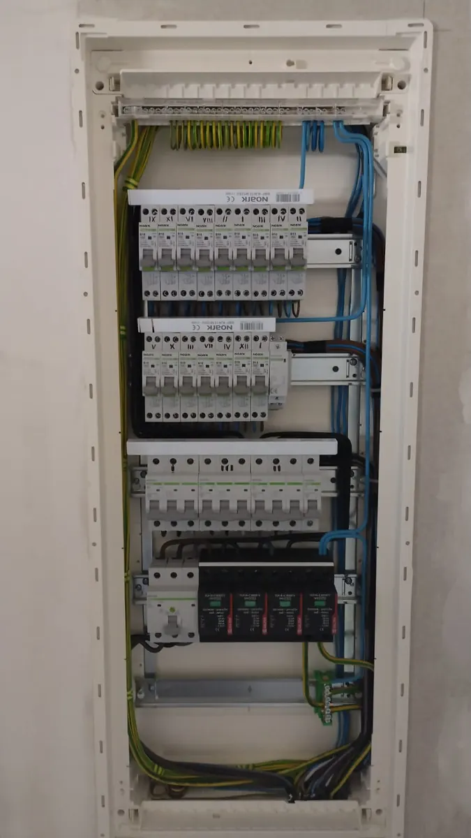 Zapojený elektrický rozvaděč