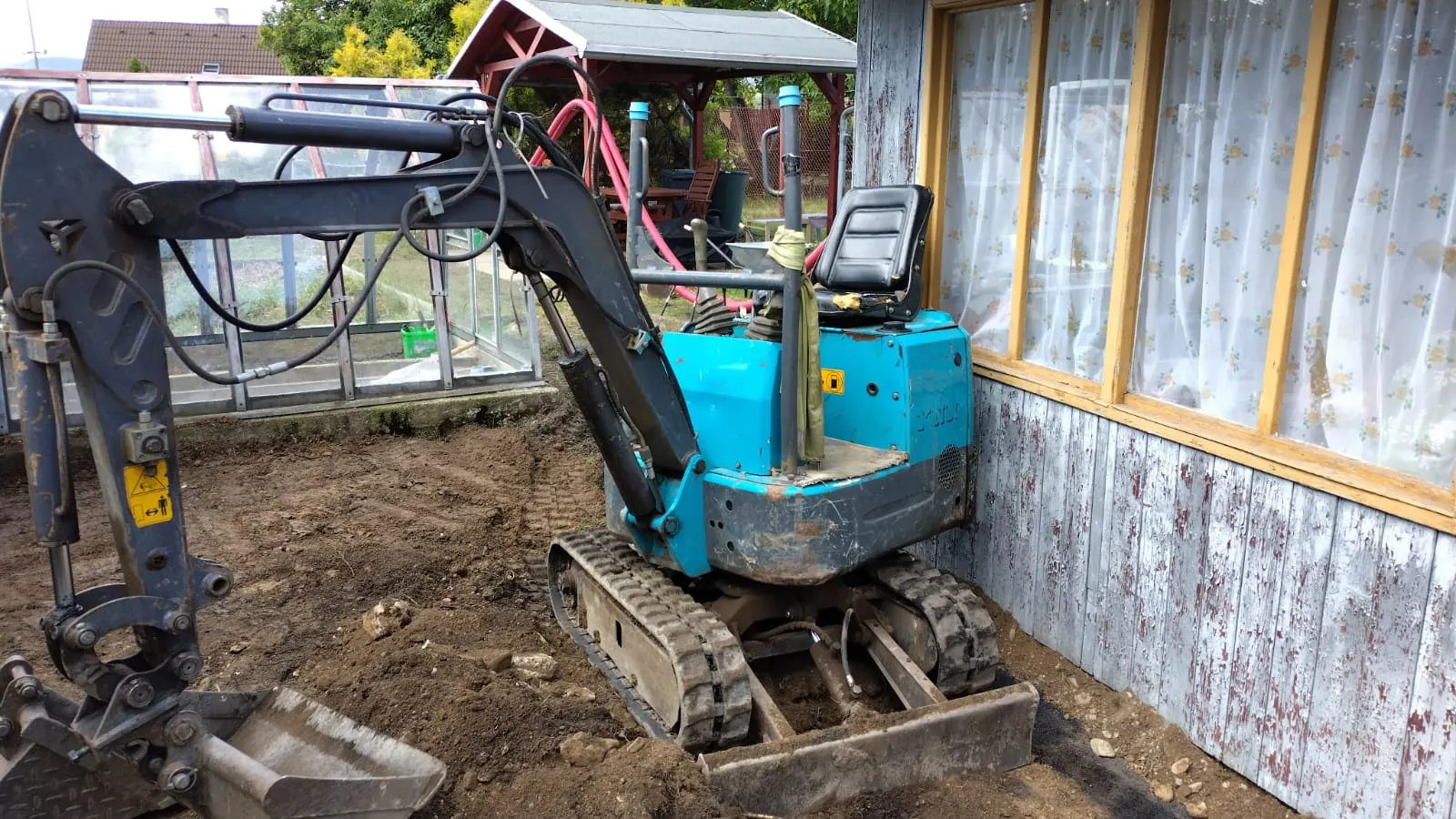 Výkopové práce pro elektroinstalaci